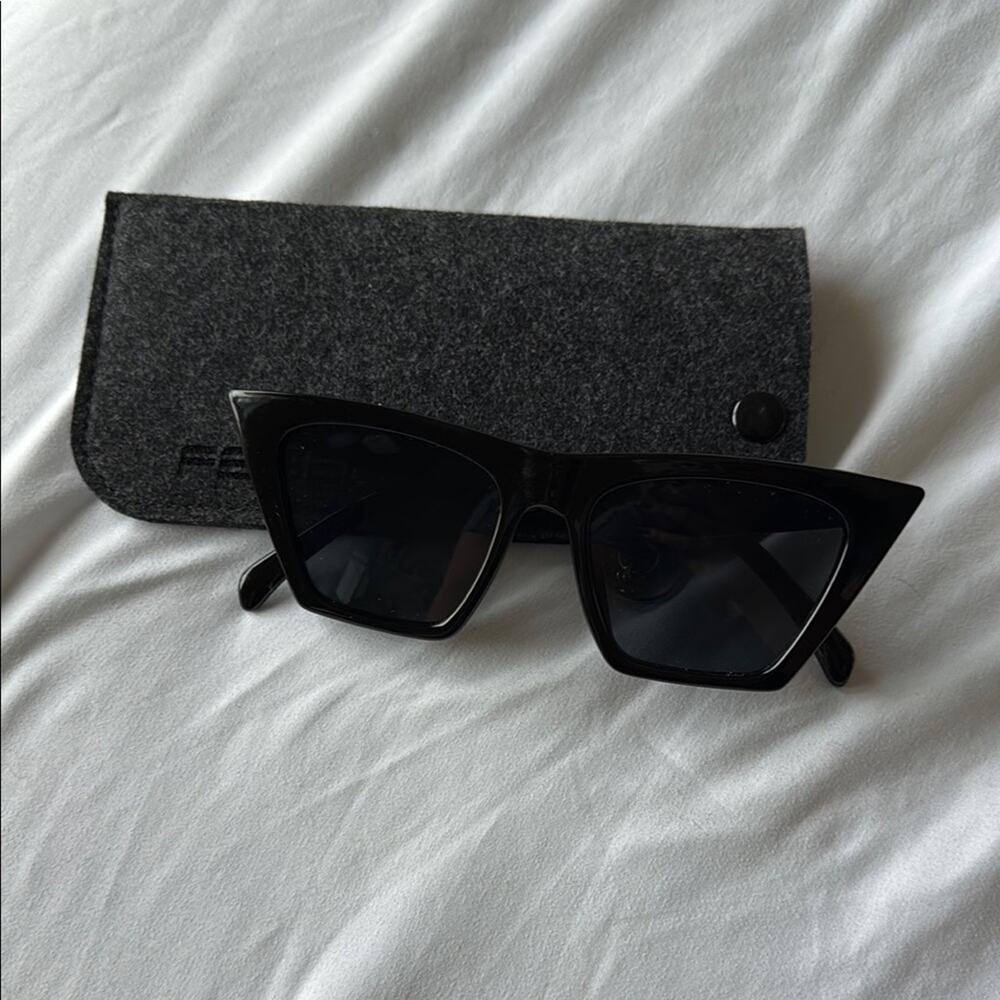 Vintage Square Cat Eye Sunglasses Women Trendy Cateye Sunglasses